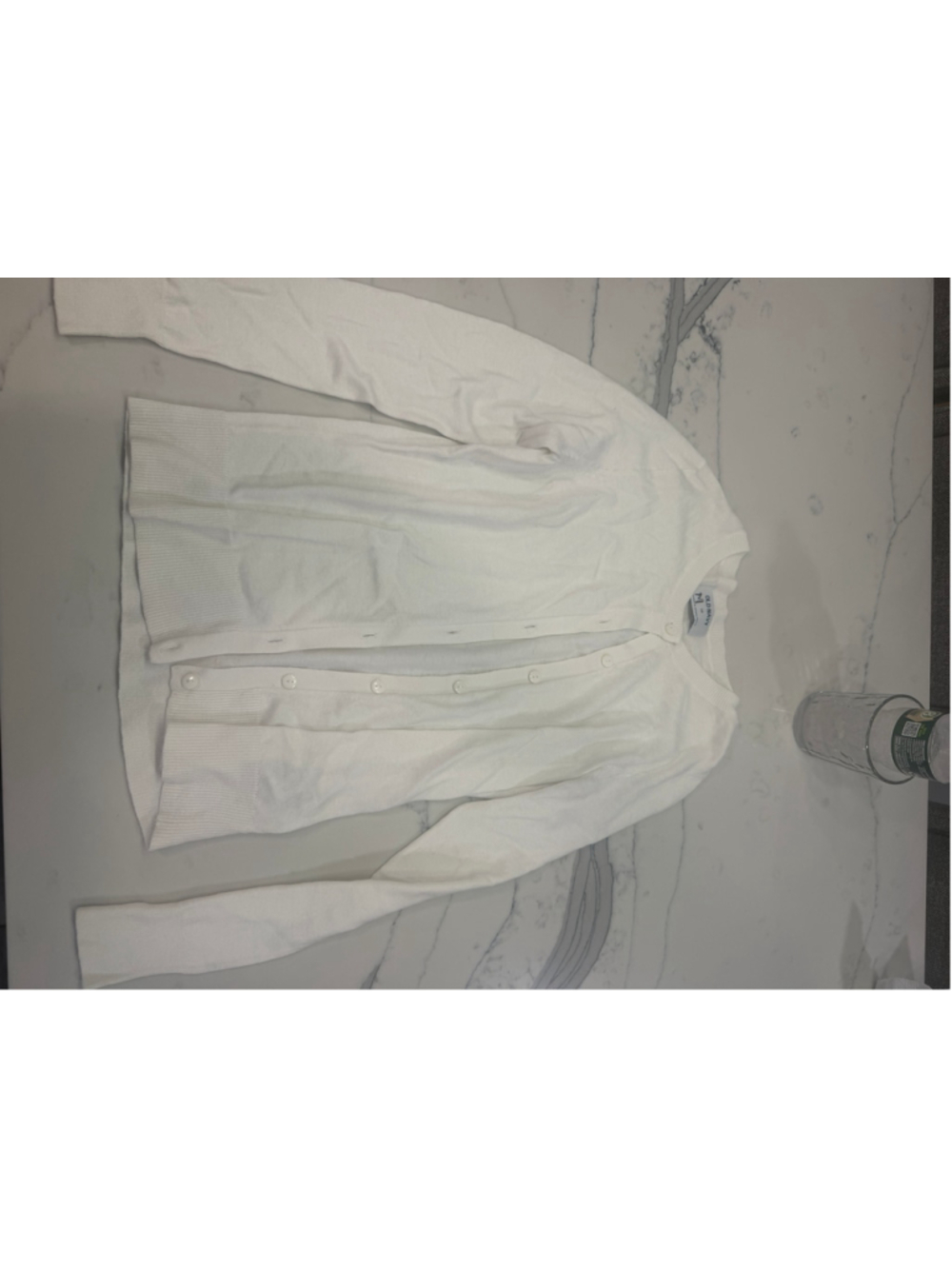 Women's Old Navy White Cardigan Sweater Size XS